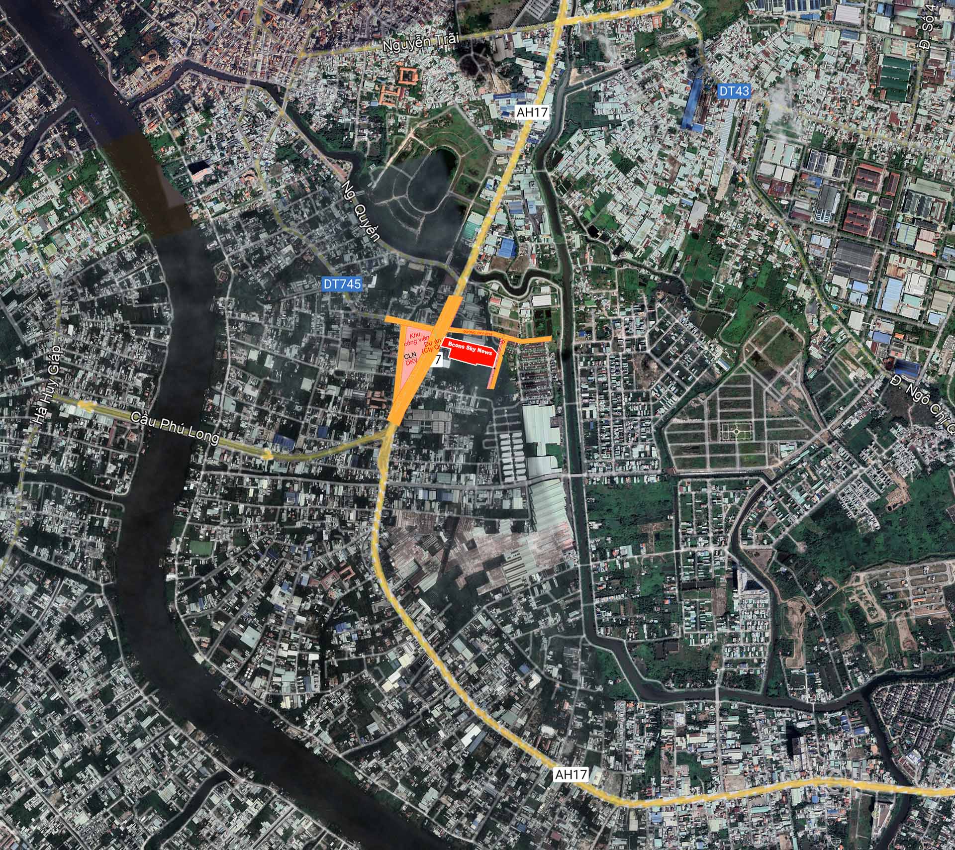 Vị trí căn hộ Bcons New Sky Vị trí căn hộ Bcons New Sky